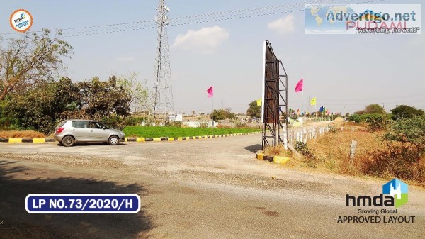 Park view open plot in JP Darga Kothur Hyderabad