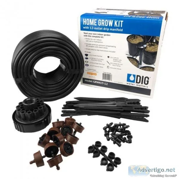 GRWKIT-12 Home Grow Drip Kit