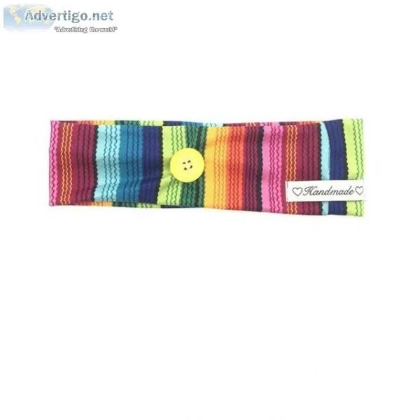 Headband with buttons