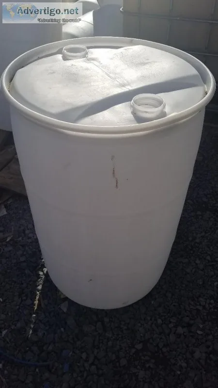 Plastic 55 Gal Barrels