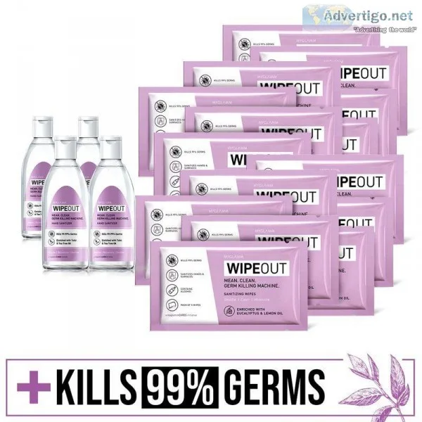 Wipeout - Ultimate Germ Protection Safety Kit  MyGlamm Cares