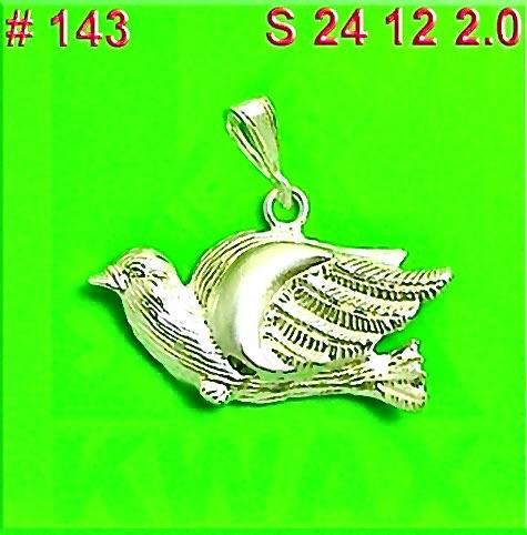 Beautiful Dove Pigeon Bird Sitting Necklace  Jewelryatoz