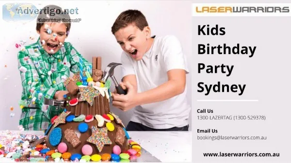 Kids Birthday Party Sydney - Laser Warriors