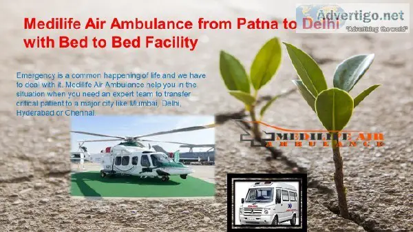Best Air Ambulance in Guwahati for patient Transportation in Eme