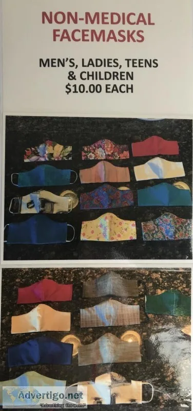 Non-Medical Cotton Facemasks For Sale