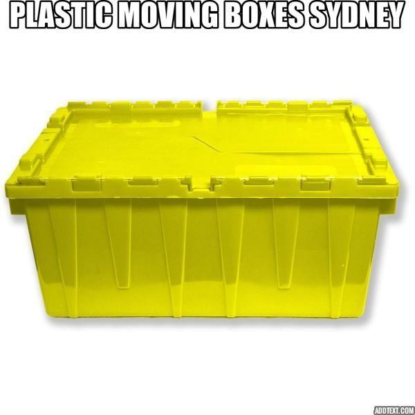 Plastic packing boxes for moving in Sydney by Koala Box