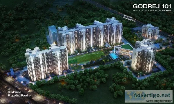 Godrej 101 at Gurgaon  3BHK Apartments in Sec 79