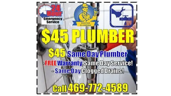 45 Same Day Plumbing Service Calls  45 Plumber