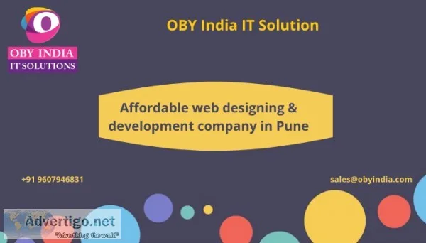 Best and Affordable web designing and development company in Pun