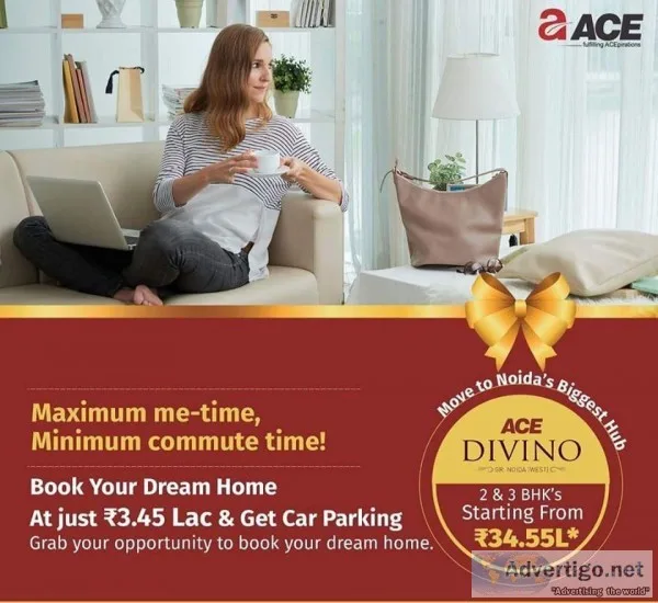Ace Divino 23 BHK Elegant Apartments Rs.3468 PSF 8750488588