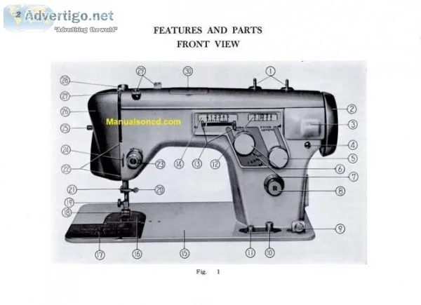 White 6477 Sewing Machine Instruction Manual