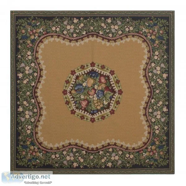 FRUIT MEDLEY 2 LINED EUROPEAN THROW
