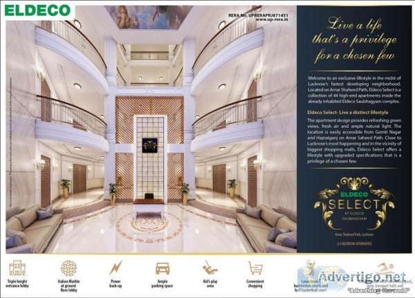 Eldeco Saubhagyam Luxury 23BHK with Store apartments
