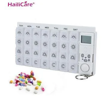 Hurry Up to Buy 28 Grids Pill Case Organizer with LED Timer Remi