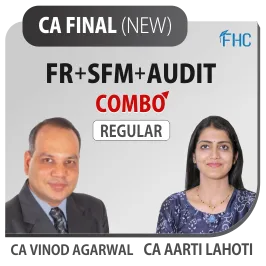 CA Final &ndash FR  SFM By CA Vinod Agrawal  Audit By CA Aarti L
