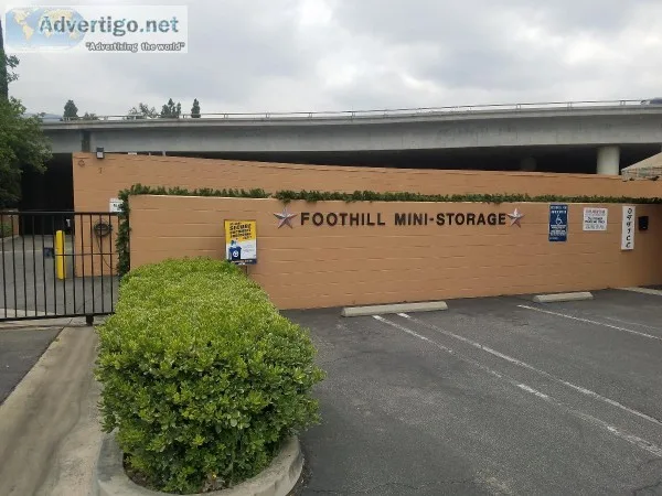 50% off at FOOTHILL MINI STORAGE--GREAT RATES NO DEPOSIT