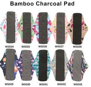 Get Washable and Reusable Bamboo Charcoal Feminine Hygiene Mater