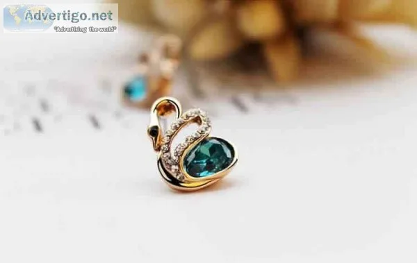 Buy Swarovski CZ Beautiful Earrings Online in India
