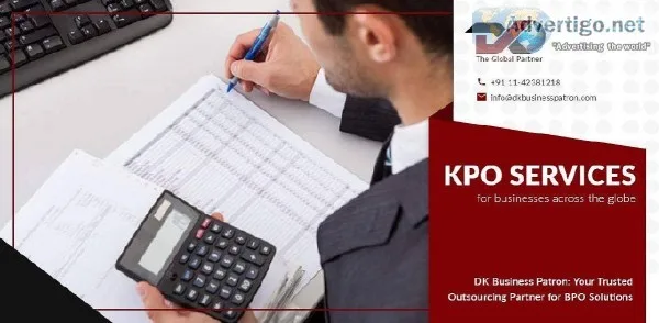 Knowledge Process Outsourcing  Outsourced KPO Services in India