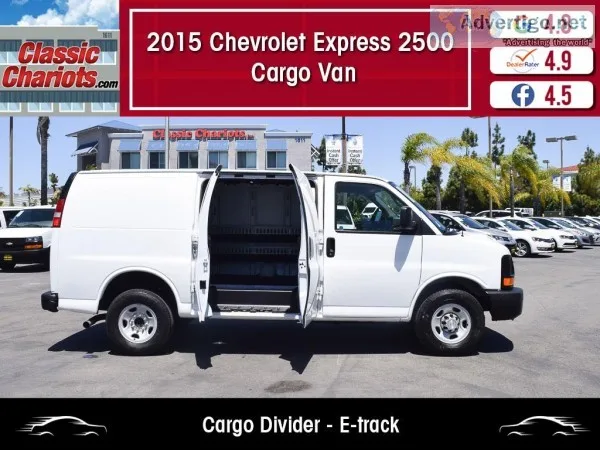 Used 2015 Chevrolet Express 2500 Cargo Van for Sale in San Diego