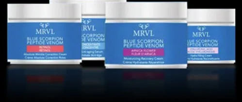 Marvelous skin care containing blue scoprion peptide