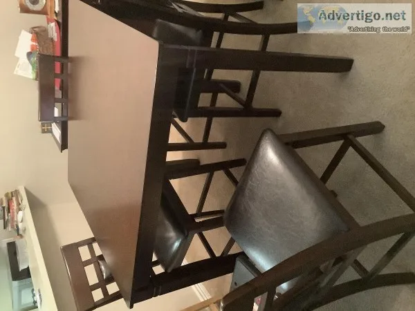 Square table and 4 chairs