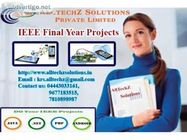 Final Year Projects Center in Velachery