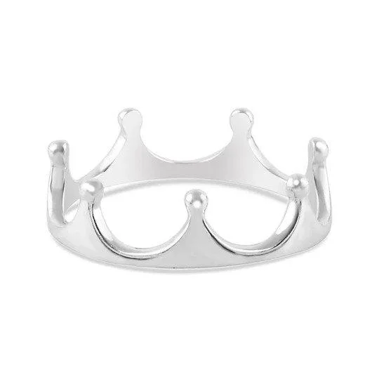 SILVER RING-KING S CROWN