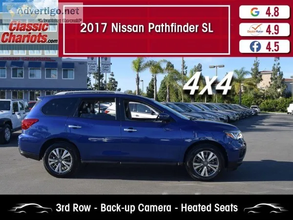 Used 2017 Nissan Pathfinder SL 4X4 7 Pass for Sale in San Diego 