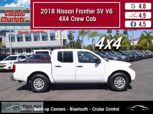 Used 2018 Nissan Frontier SV 4X4 Crew Cab for Sale in San Diego 