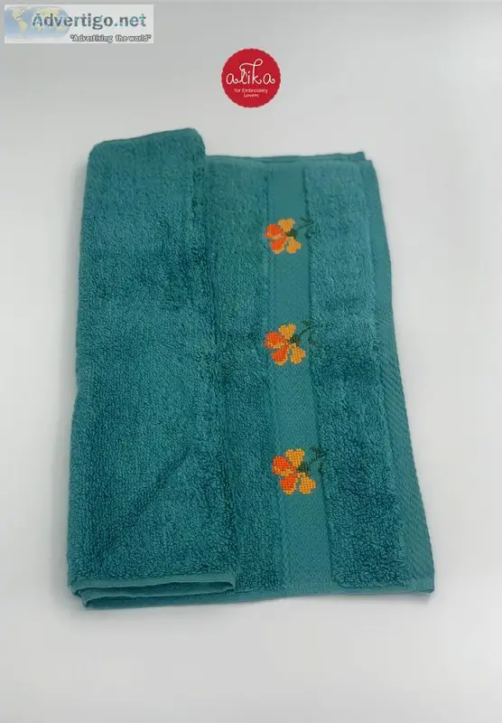 EMBROIDERED TERRY TOWELS