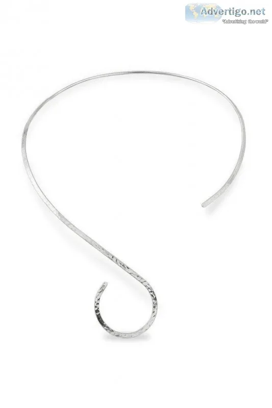 Elegant Sterling Silver Choker