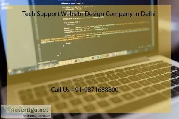 Tech Support Website Design Company in Delhi
