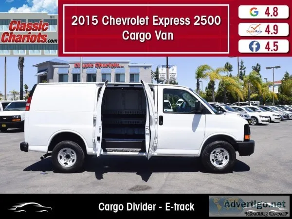 Used 2015 Chevrolet Express 2500 Cargo Van for Sale in San Diego