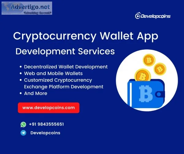 Cryptocurrency wallet development company