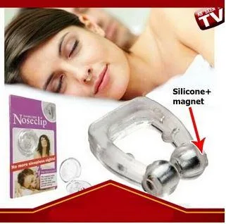 Hurry up to Buy 9pcs Soft Silicone Magnet Built Anti Snore Nose 