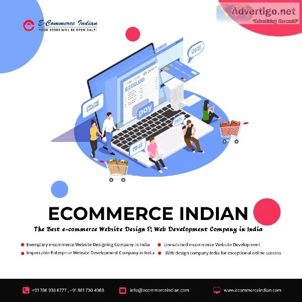 eCommerce Website Design and Development Company India