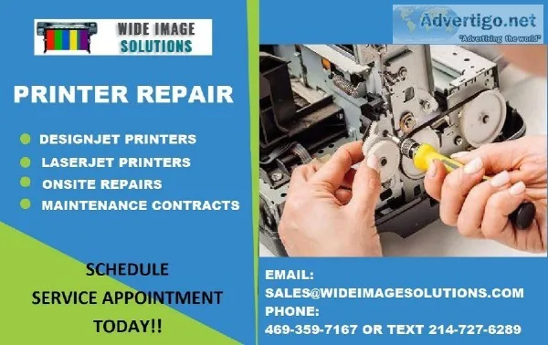 HP PRINTER REPAIR - DESIGNJETS AND LASERJETS