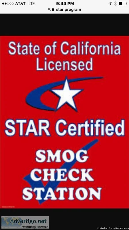 Smog check STAR