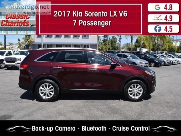 Used 2017 Kia Sorento LX V6 7 Passenger for Sale in San Diego - 