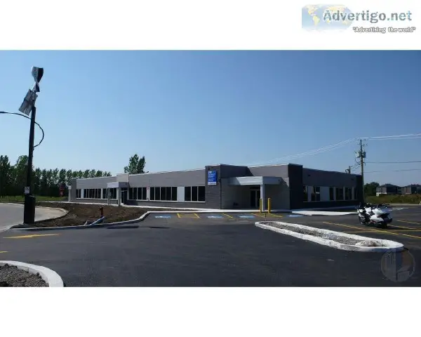 New office from 4000 to 10765 sqft Industrial Park St-Eustache