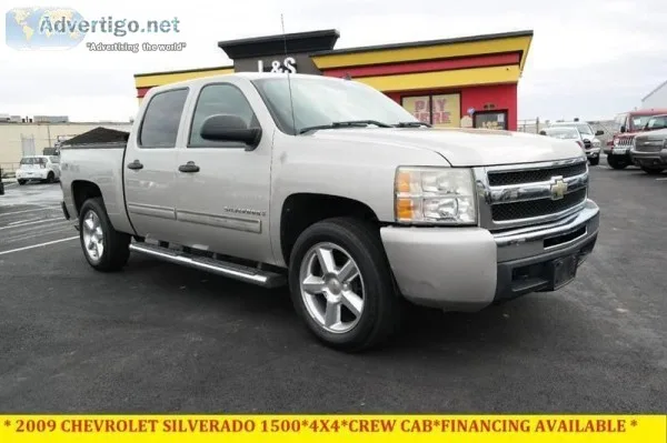 2009 CHEVROLET SILVERADO 1500CREW CAB4X4GOOD MILESFINANCING AVAI