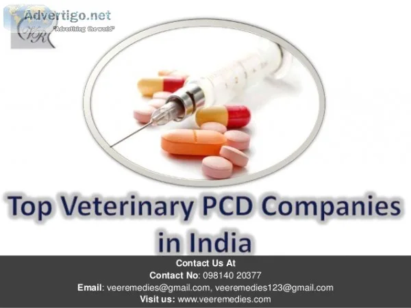 Veterinary pcd companies in india - vee remedies