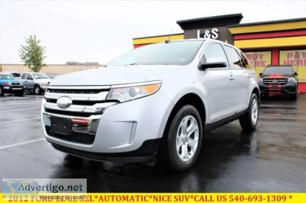 2012 FORD EDGE SELAUTOMATIC4 DOORFAMILY RELIABLE SUVFINANCING AV