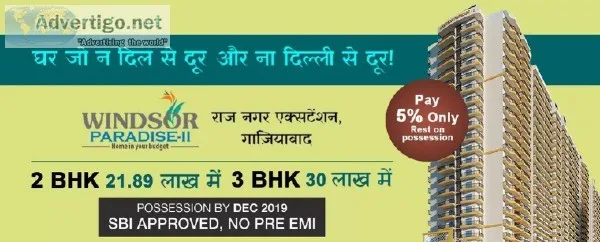 Windsor Paradise 2 - 23 BHK Spacious Apartments in Ghaziabad