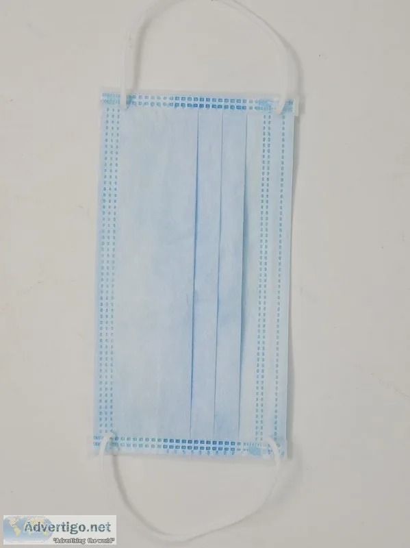 3 ply disposable face masks - 50 in a pack