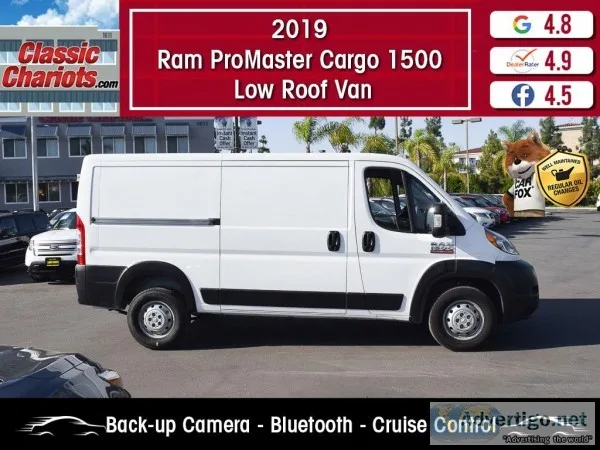 Used 2019 RAM ProMaster 1500 Low Roof Cargo Van for Sale in San 