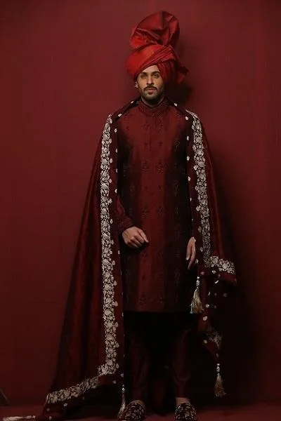 Indian Wedding Outfits for Men - Designer Sherwani