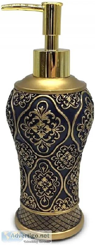 Baroque Royal Liquid Soap Dispenser Pump Bottle for Bathroom Van