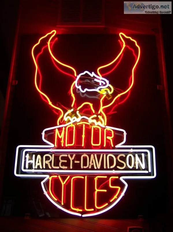 harley neon sign   36 x 48